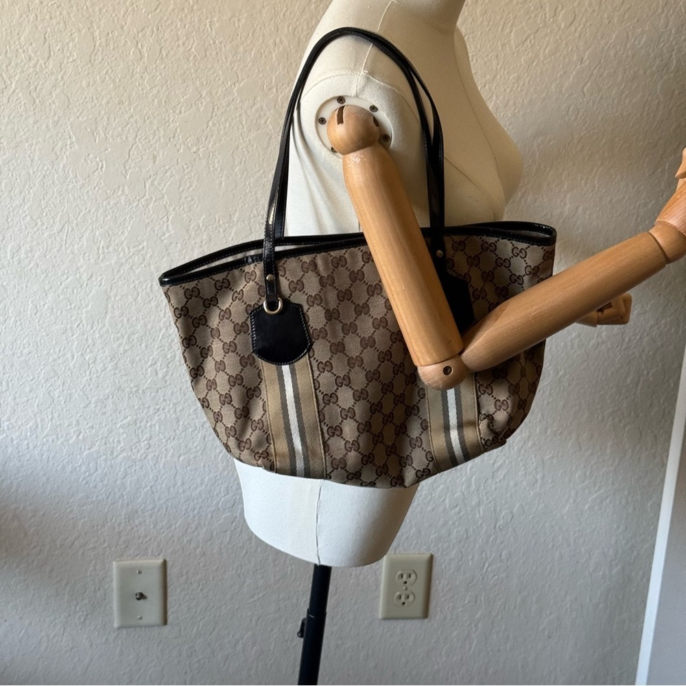 💎GUARANTEED AUTHENTIC GUCCI JOLIE TOTE BAG / SMALL SIZE 💎 - Picture 11 of 12